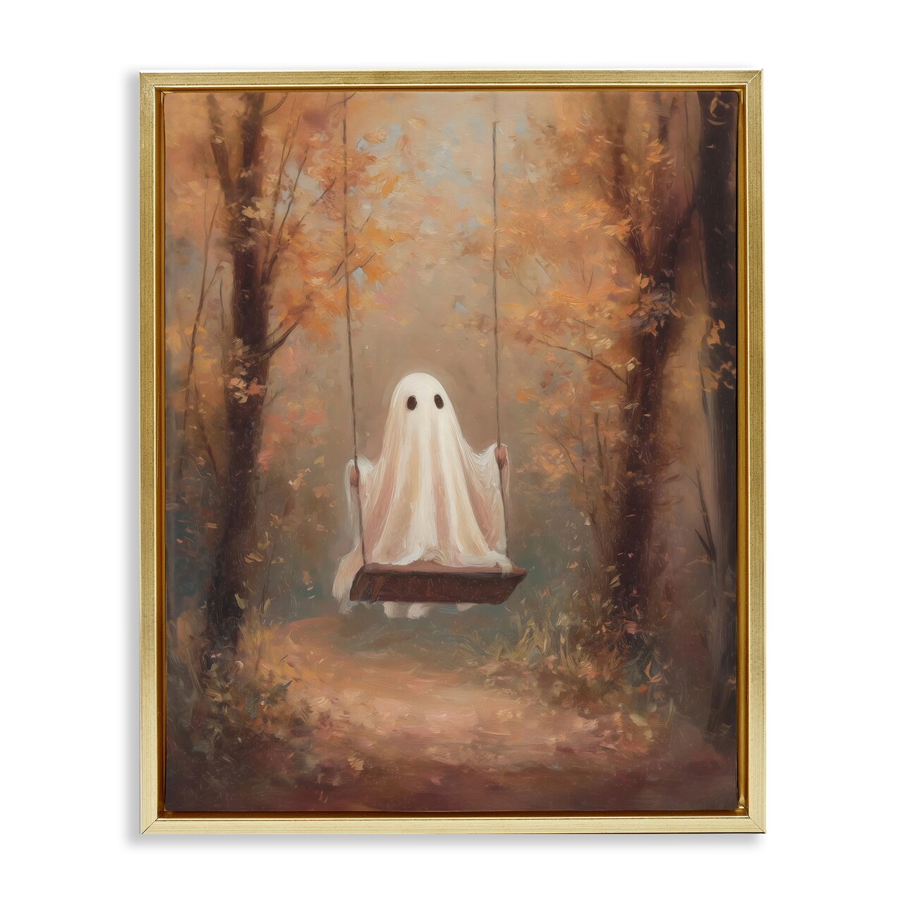 Stupell Industries Eerie Swinging Ghost Floating Frame, design by Arlington Prints